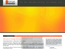 Tablet Screenshot of orangesewing.com